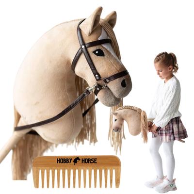 Hobby Horse Stick Horse Stick Horse Head With Mane + Comb [M-Hobbyhorse1]