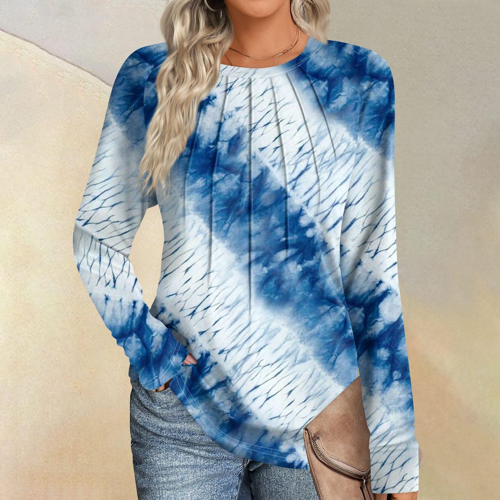 Женская мода повседневная в стиле тай-дай — фото 4