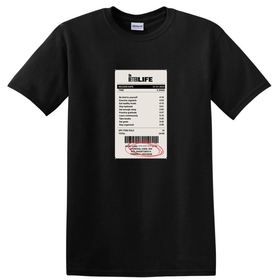 Better Life Inspirational T Shirt Motivational Quotes Cute Tee for Self-Care S