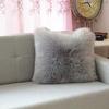Australian Faux Wool Sofa Cushion - European Style Sheepskin-Shaped Plush Carpet for Living Room, Bedroom, and Bay Window.