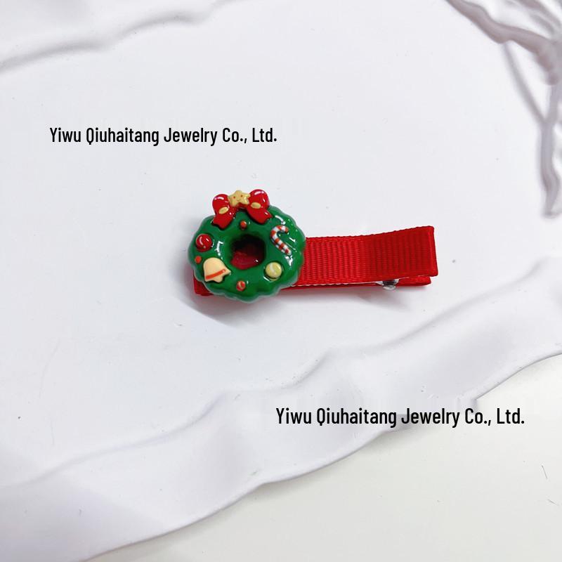 Christmas Hair Clip & Headband Set: Antlers, Snowman, Santa Claus Party Accessories