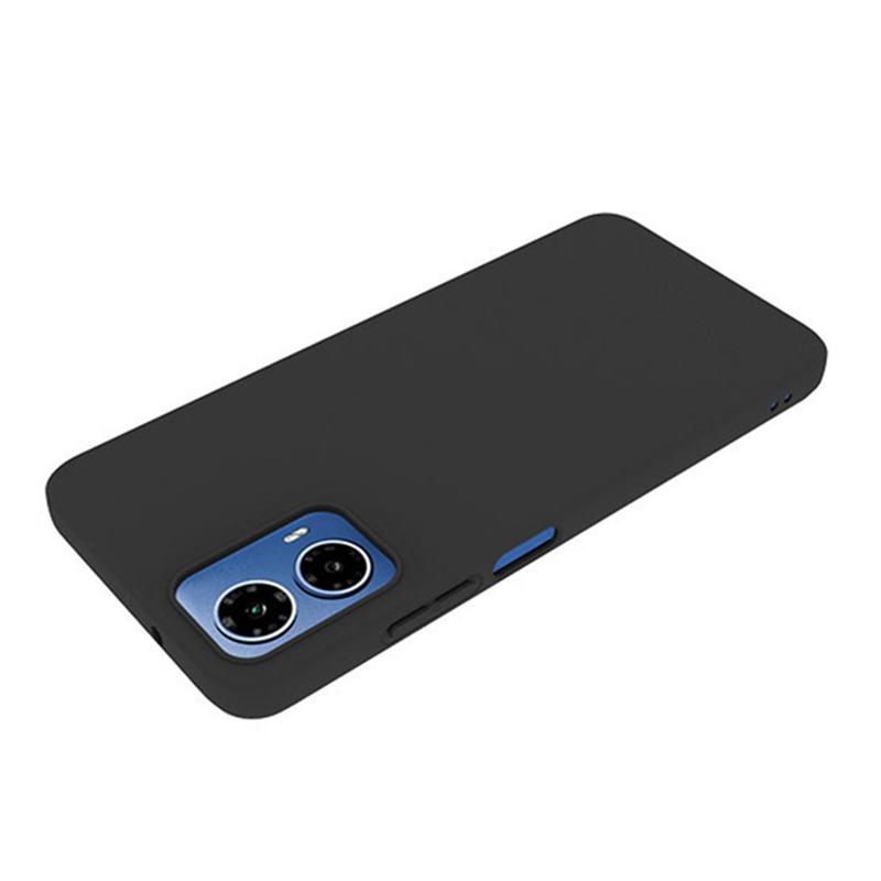 WANLONFENG MS Series for Motorola Moto G45 5G/G34 5G TPU Case Matte Cover with Screen Film (Big Lens Hole)