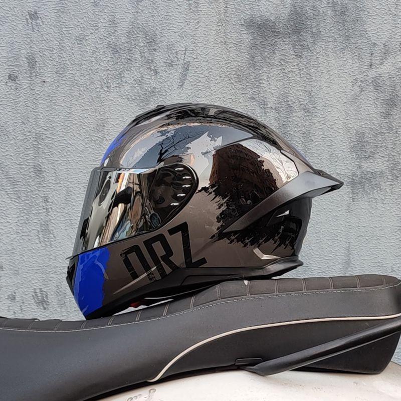 Orz Motorcycle Helmet Full Face Helmet 3c Certification Bluetooth Personalized Four Seasons General Motorcycle Outdoors Helmet