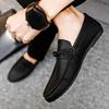 Fashion Soft Spring Men Loafers Slip On Classic Men Moccasins Leather Casual Shoes for Men Flats Footwear Botas Para Hombre  Zapatillas
