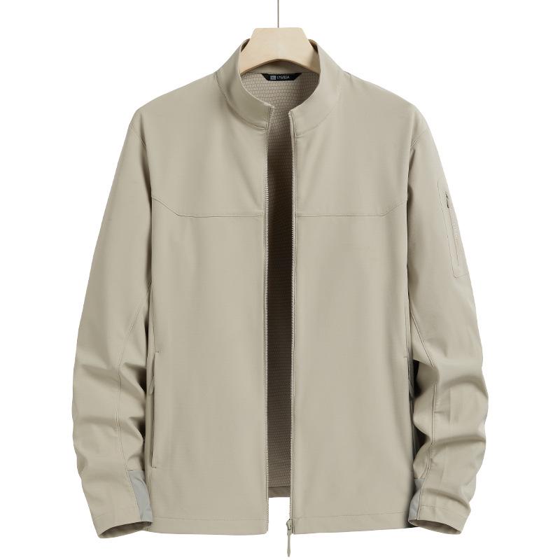 Men s High-Grade Spring Autumn Casual Three-Proof Lapel Jacket L