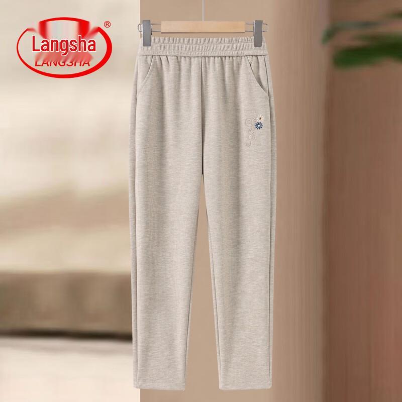 

LangSha Women s Elastic Waist Straight Leg Pants 4XL