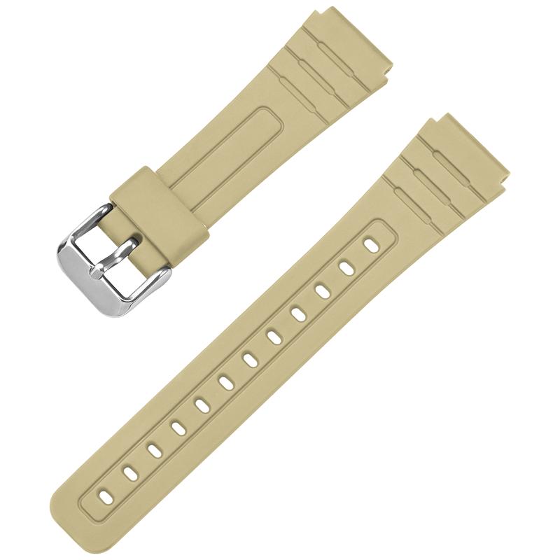 18mm TPU Resin Strap for Casio F-91W F-84 F-105/108 A-158/168 AE-1200/1300 Watch Band Waterproof Sport Bracelet Accessories