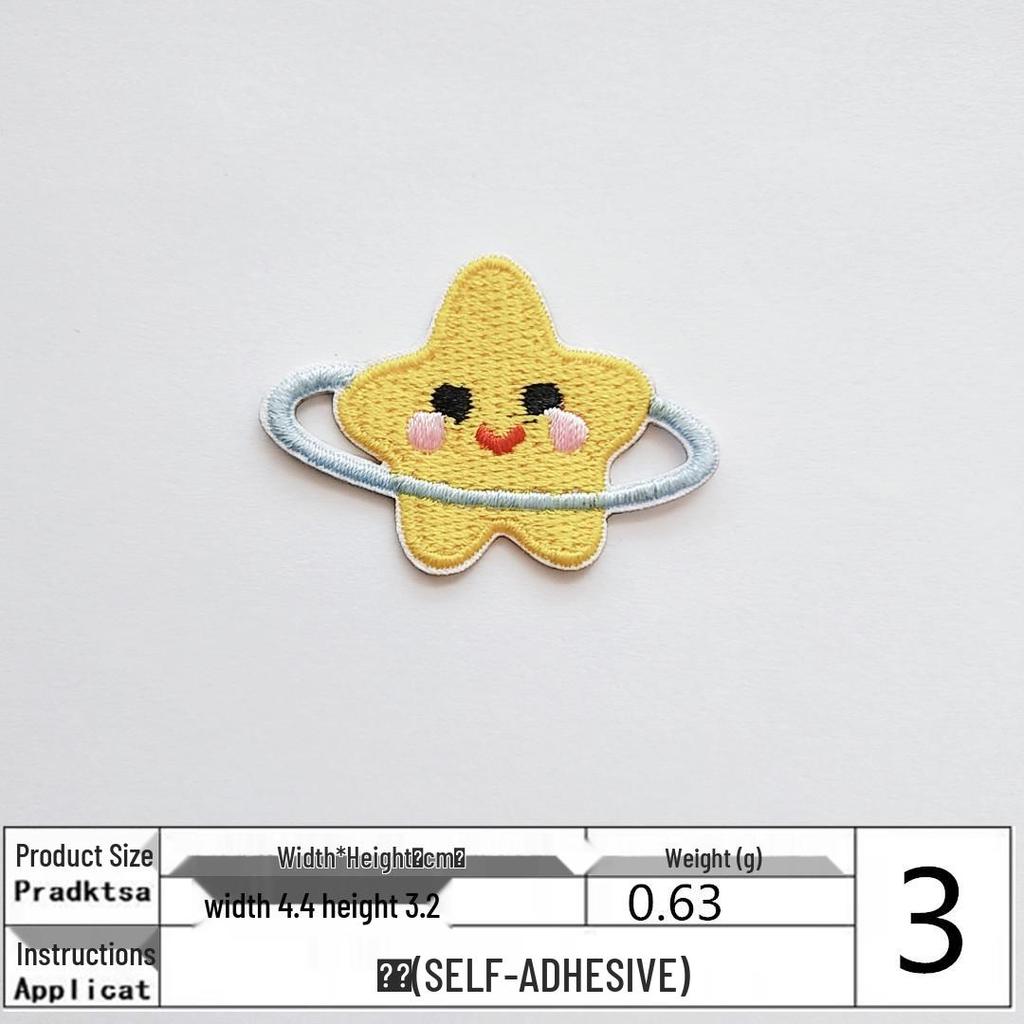 Adorable Cartoon Animal Astronaut Embroidery Patch for Clothes and Bags