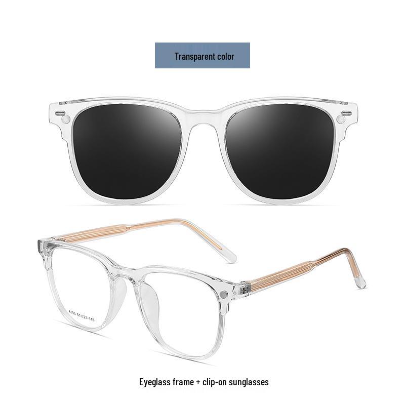 2024 Polarized Clip-On Myopia Sunglasses: Portable Dual-Use Flip-Up Design