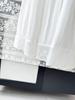 Elegant Hollow Lace Embroidery Patchwork High-Waisted A-Line Midi Skirt - 2026 Versatile Women's Fashion in White