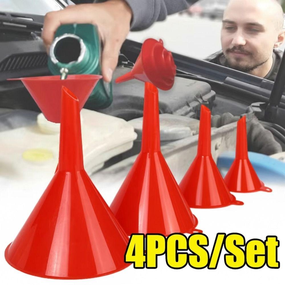 Anti-splash Kitchen Funnel Plastic Oil Funnel Portable Gasoline Tool Funnel Tool Auto Accessories