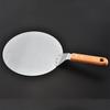 Round Cake Pizza Shovel 10 Inch Stainless Steel Wooden Handle Home Baking Cutter