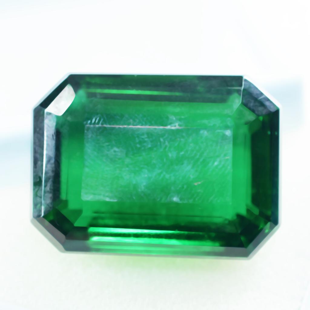 Natural Green Emerald Cut 65.23 Ct Pendant Size Loose Gemstone Certified