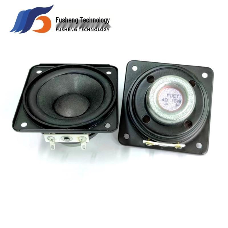 Robot-Voice Dual Magnet Speaker, 58x58x38mm, 4 Ohm, 15W