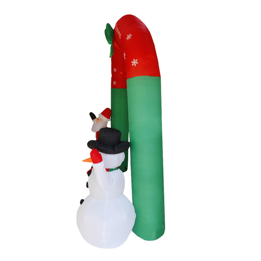 8 Foot Inflatable Santa  Snowman Arch Prop for Santa  snowman