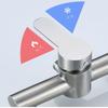 Ceramic Valve Core Bathtub Faucet Bathroom Shower Hot and Cold Mixing Valve Water Tap Stainless Steel Shower Faucet