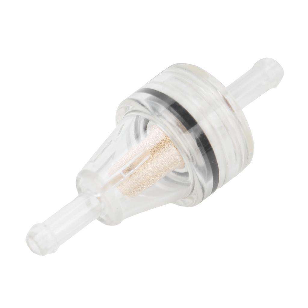 6mm Inline Fuel Filter Transparent Universal ABS Heat Resistant Durable Motorcycle Part