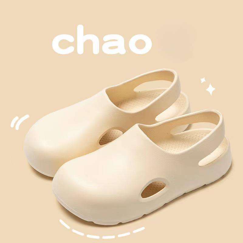 Cold Slippers with Toe Caps for Women, Anti Slip and Cute Thick Soled, Suitable for Summer Beach Wear