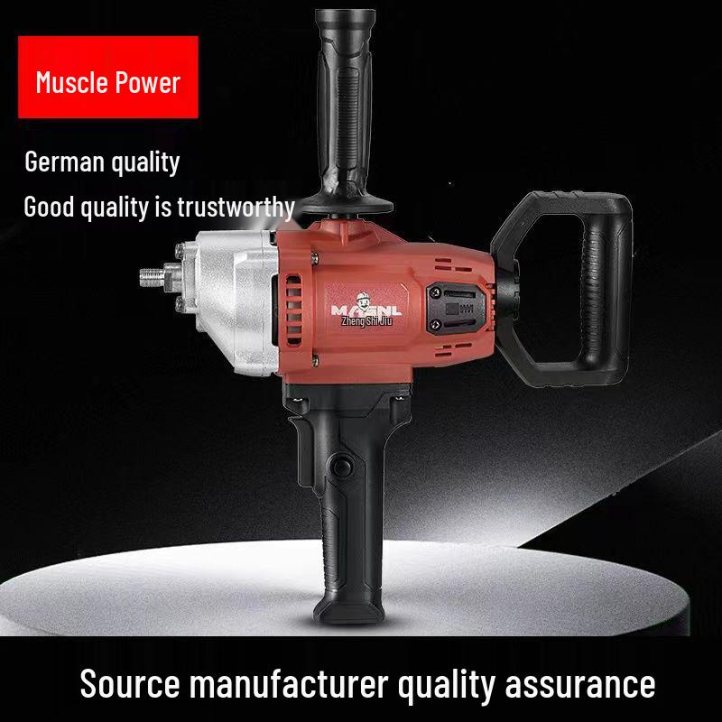 Powerful Multi-Functional Electric Mixer for Paint, Putty, Cement, and Plaster