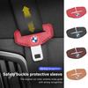 2pcs Car Seat Belt Buckle Cover Protector Anti-collision Case For E46 E90 E60 F10 E39 F30 E36 E87 E90 E30 E53 F31 E92