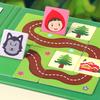 Rotkäppchen Grauer Wolf Puzzle Spielzeug Für Kinder Mit Pfadplanungs-Herausforderung Und Pädagogischen Logikfähigkeiten