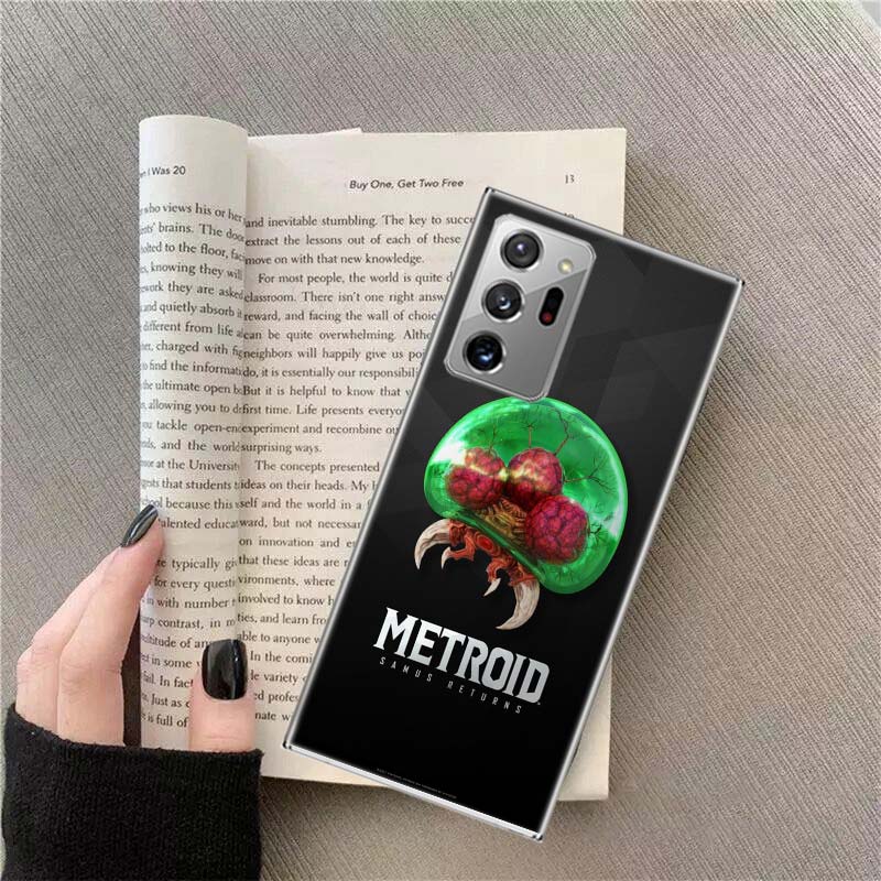Game M-METROID Phone Case For Samsung Galaxy S25 Edge S24 S23 FE S22 S26 Ultra S21 S20 S10 Plus Capa Soft