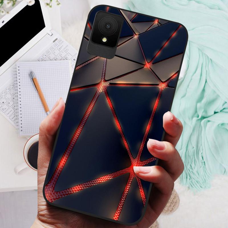 for TCL 502 Case Soft TPU Silicone Phone Covers for TCL 501 503 Case Bumper TCL502 Shockproof Coque Cover Luxury Cute Cartoon
