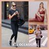 3 Pack Sport Pants, High Waist Elastic, Multicolor, Breathable Quick-Dry Workout Leggings