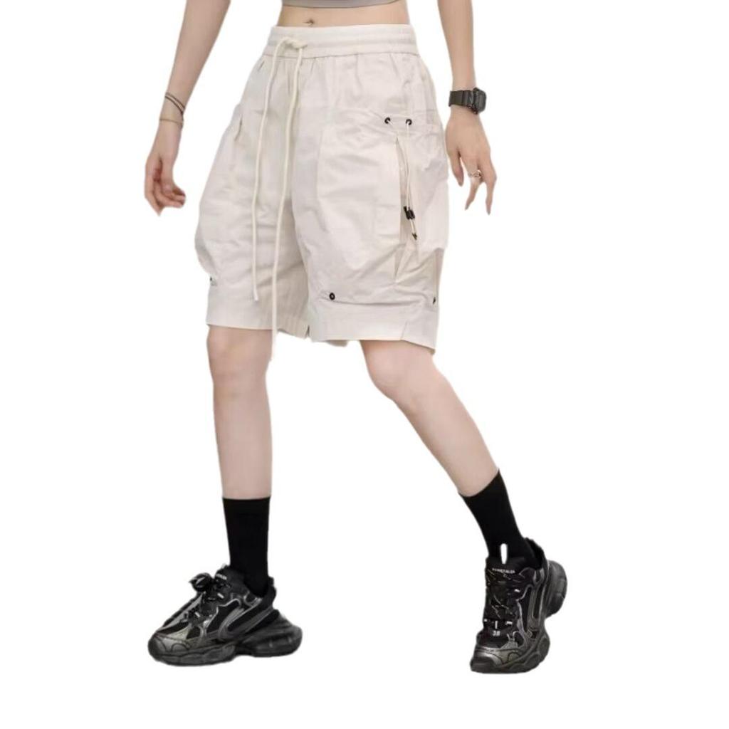 Men's Quick-Dry Functional Wide-Leg Work Shorts with Mesh Lining