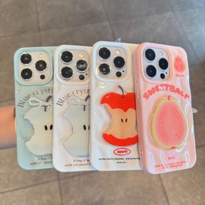 English Fruit for Apple 16 Promax All-inclusive Anti-fall Mobile Phone Case 16 Simple for IPhone 15 Protection 14