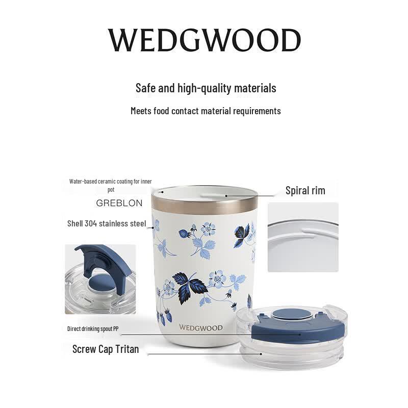 Wedgwood 350ml Insulated Travel Mug