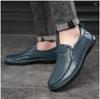 Fashion Men Casual Leather Shoes High Quality Cowhide Business Shoe Summer Hollow Out Breathable Driving Shoes for Men Loafers Moccasins