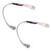 Beler 2pcs Car Tweeter Dash Front Speaker Wire Harness Cable Adapter 4 Pin Fit For Toyota Tacoma 2016 2017 2018