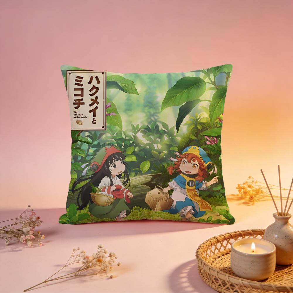 Hot Hhakumei to Mikochiing Cushion Cover Comfortable Durable Pillow Cover MultiScene for Home Office Car Sofa