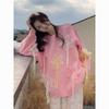 Women 3D Flower Solid Color Sweaters Sweet Woman Casual Round Neck Knitted Top Autumn Loose and Versatile Ladies Sweater