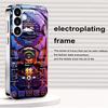 High Gloss Cyberpunk Tech phone case glass s25 ultra case s26 ultra case for Samsung Galaxy S26 S25 S24 S23 S22 FE Ultra Plus