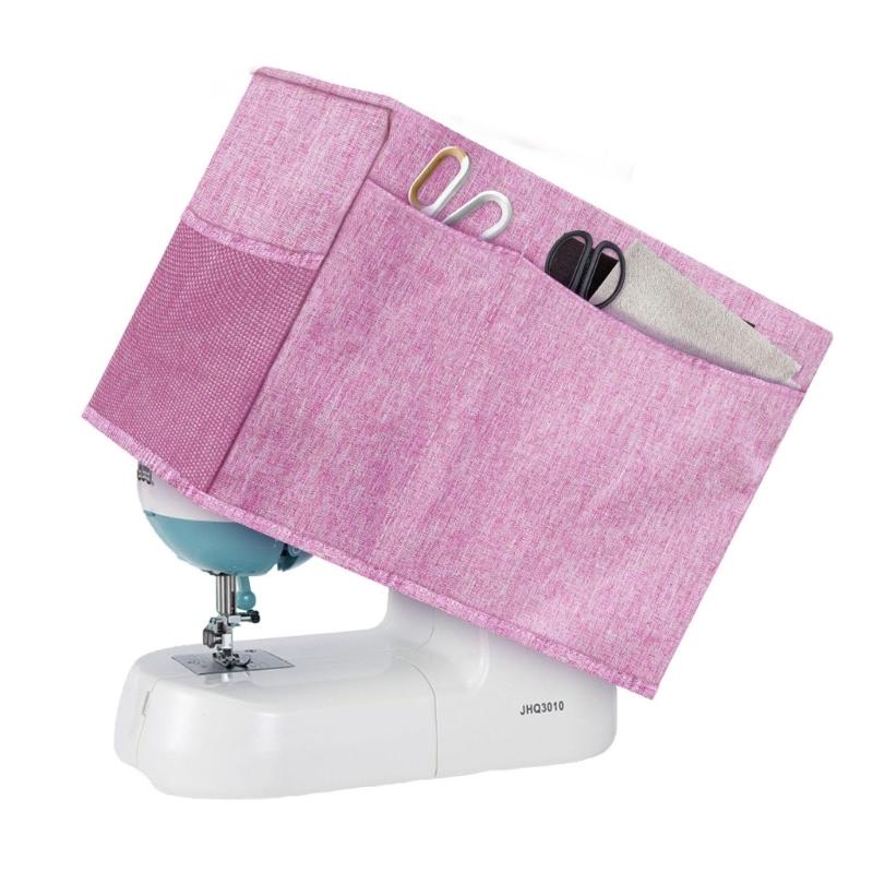 Sewing Machine Cover with Storage Pockets Sewing Machine Dust Cover Easy to Use Sewing Machine Protective Cover