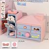 Aesthetic Multifunctional Divided Drawer Desktop Pen Holder Storage Organizer For Girls
