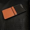Luxury PU Leather Phone Case for Samsung Galaxy Z Flip 7 Fe 6 5 4 3 5G Hinge Protective Cover Durable Slim Fit