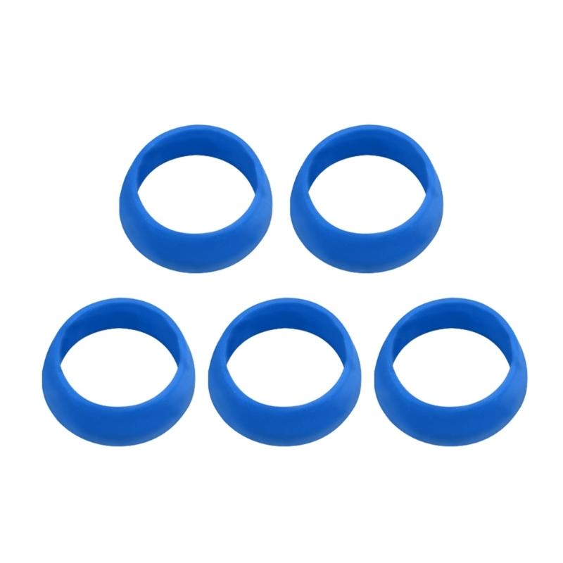 

Bicycles Seat Post Silicone Rings Guard With Enhances Durability Road Bike Seat Post Dust Cover Protector Enduring 25to30mm A синій