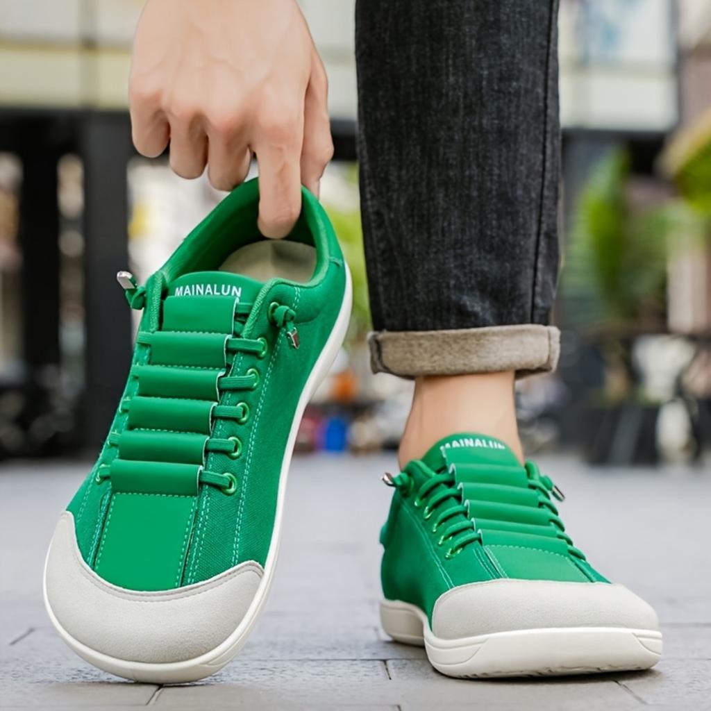 Men's Wide Version Sports Shoes with Barefoot and Soothing Sole Design, Big Toe Shoes, Lightweight and Versatile for All Seasons, College Daily Use