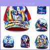 Sonic The Hedgehog Kids Adjustable Baseball Cap Moisture Absorbing Cotton Sunshade Hat
