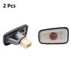 2Pcs Front Side Marker Light 632567 9613702180 For Peugeot 406 306 106 Citroen