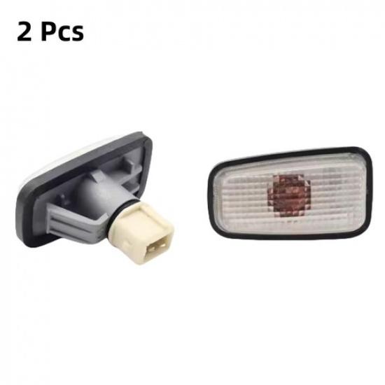 

2Pcs Front Side Marker Light 632567 9613702180 For Peugeot 406 306 106 Citroen