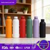 Mattierte Macaron-Farbe 304 Edelstahl Sport-Thermosflasche