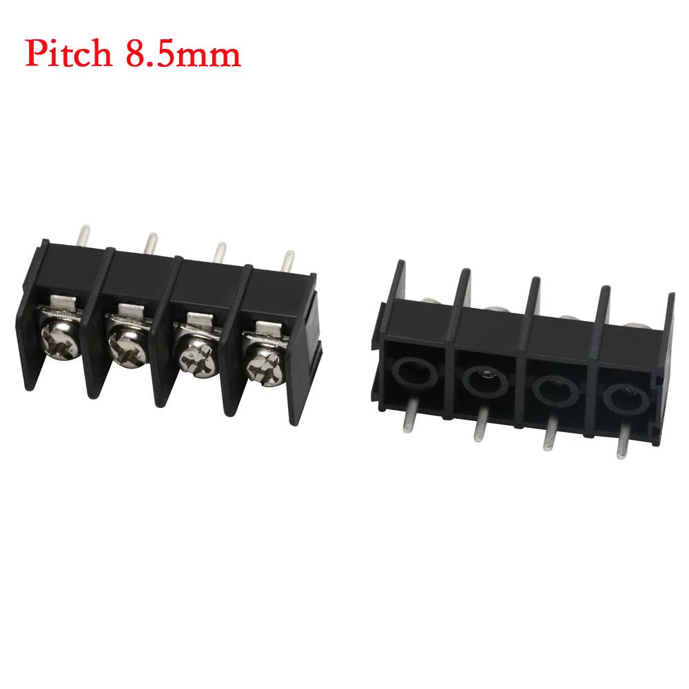 7.62mm 8.5mm 10.0mm Pitch KF7.62 KF8500 KF1000 2in 3in 4Pin Screw Terminal Block Connector PCB Terminal Block Connectors