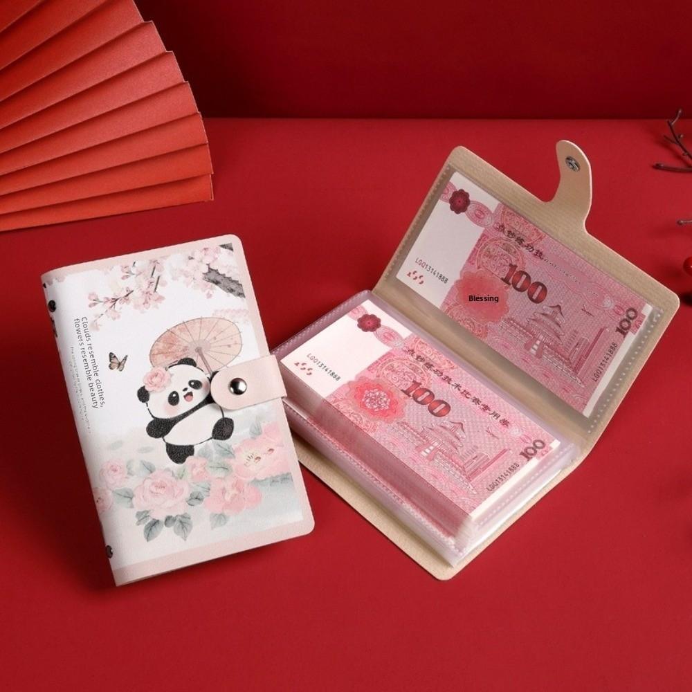New Large Capacity 100 Envelopes Money Saving Challeng Waterproof Save Money Cash Storage Book PU Budget Binder
