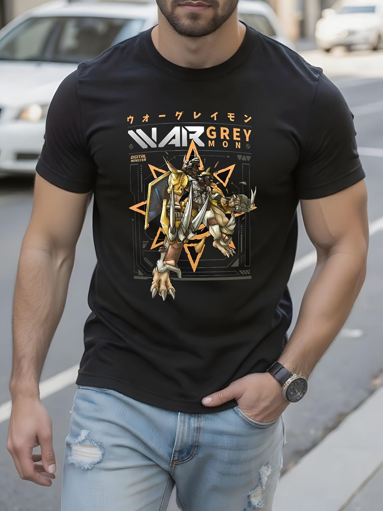 Anime-Inspired izable Graphic Tshirt Graphic Tshirt - Bla... XL