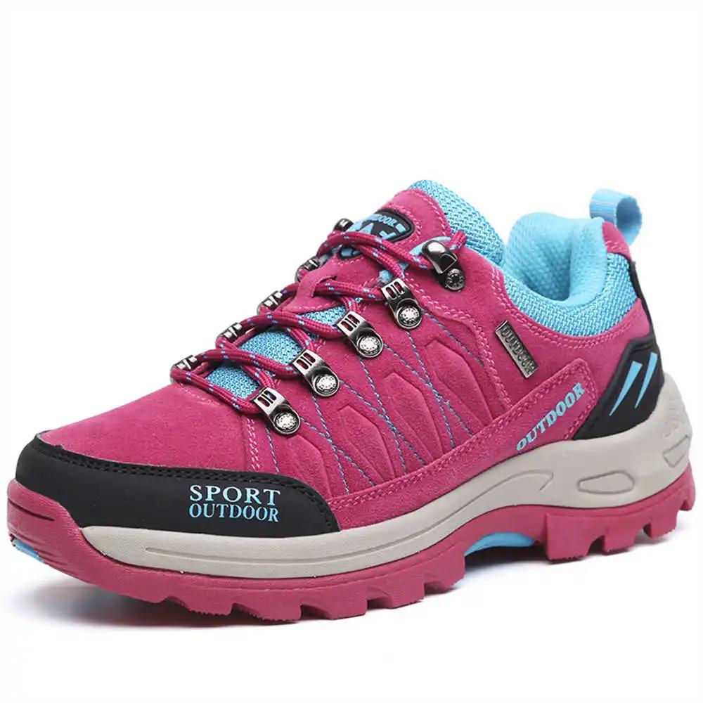 Fashion Extra Large Sizes Road Trekking Hiking Hiking Boots Color Shoes Trekking Woman Shoes Sneakers Sports Loafter Special Use