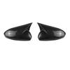 For Chevrolet Cruze 2008-2016 Side Mirror Cover Caps Glossy Black/Carbon Fiber Look ABS Plastic Car Exterior Accessories